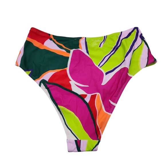 Gabi Fresh Swim x ELOQUII Women's V-Front High Waisted Bikini Bottom - 18 - Picture 6 of 8